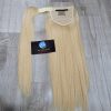 14 bone straight blond 613 color ponytail extension-min-min