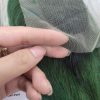 bone straight green color with dark root hd korean lace