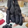 bouncy curly natural color vietnamese hair 4