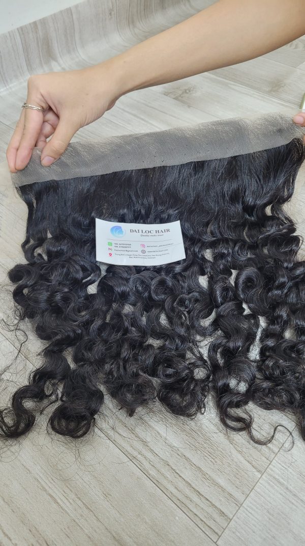 burmese curly natural color frontal 13x4 hd swiss lace vietnamese human hair 3